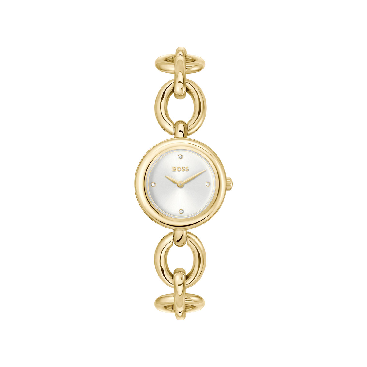 MONTRE BOSS FEMME Alive acier doré