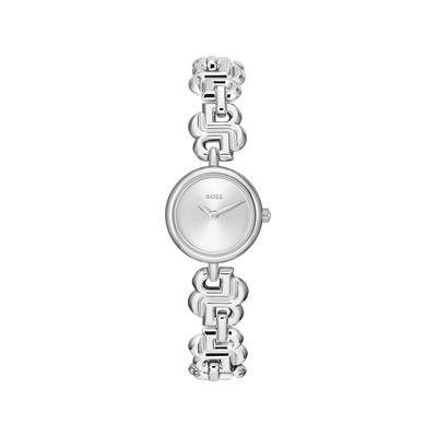 MONTRE BOSS FEMME Double b dressy acier