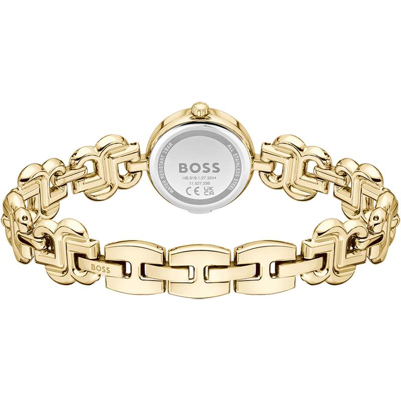 MONTRE BOSS FEMME Double b dressy acier doré - vue 3