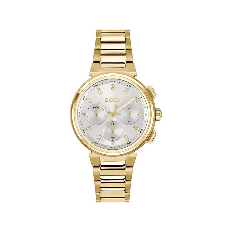 MONTRE BOSS FEMME One acier doré - vue 1