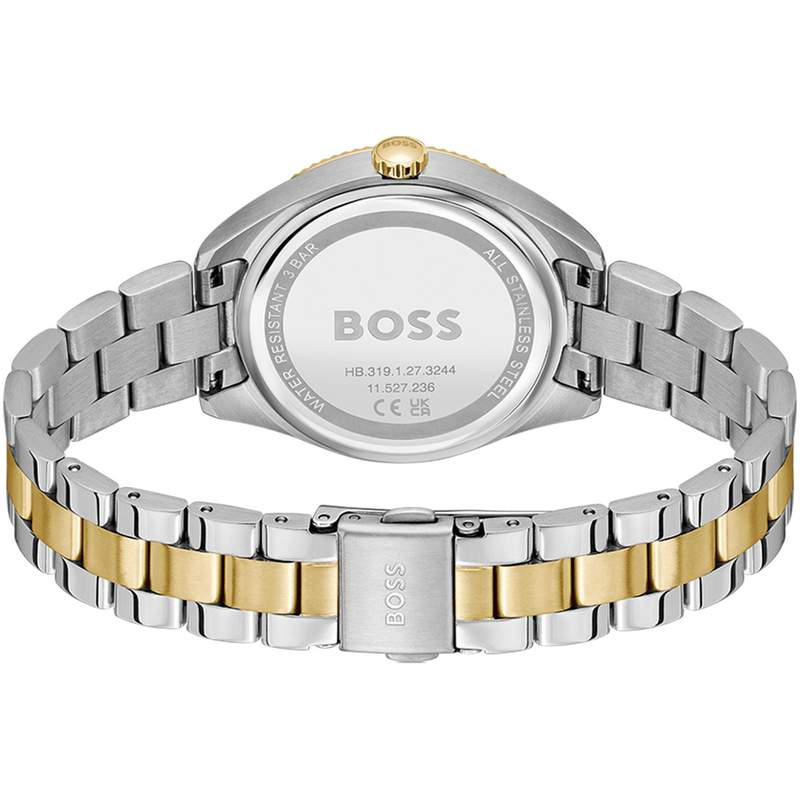 MONTRE BOSS FEMME Sage sport acier bicolore - vue 3