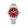 MONTRE TOMMY HILFIGER FEMME Th85 Crystals acier cadran rouge - vue V1