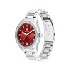 MONTRE TOMMY HILFIGER FEMME Th85 Crystals acier cadran rouge - vue V2