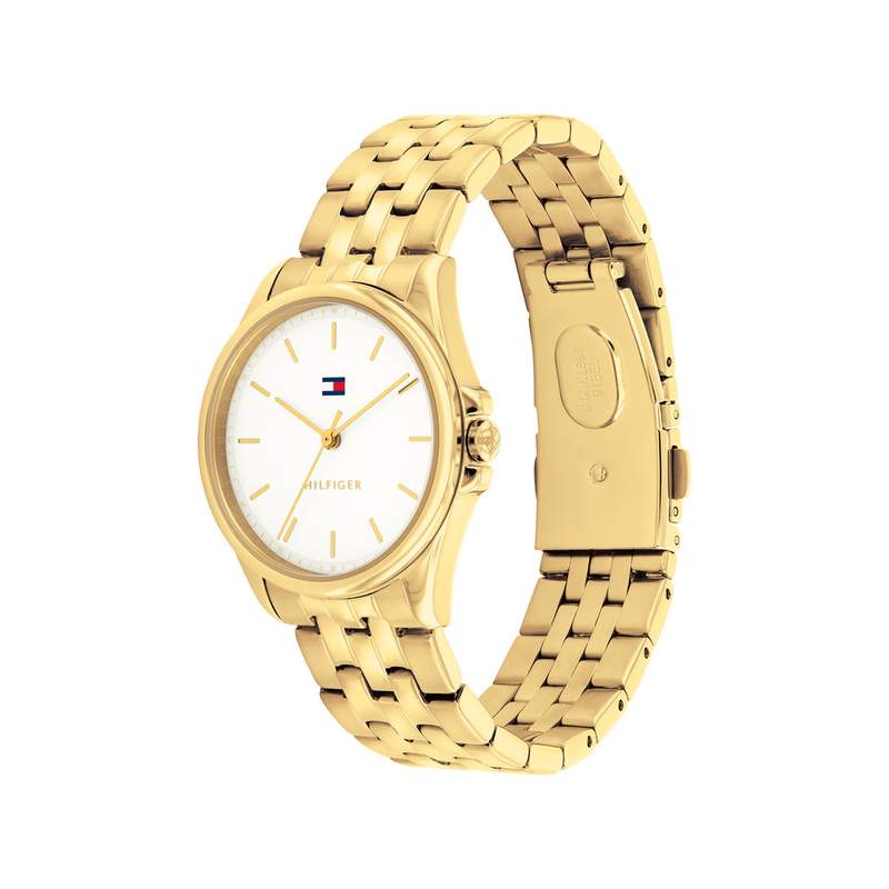 MONTRE TOMMY HILFIGER FEMME Jade acier doré - vue 2