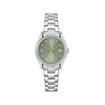Montre LACOSTE parisienne femme acier cadran vert - vue 1