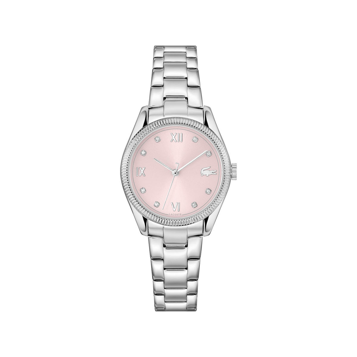 Montre LACOSTE lc33 femme vert cadran beige bracelet silicone