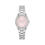 Montre LACOSTE lc33 femme vert cadran beige bracelet silicone - vue 1