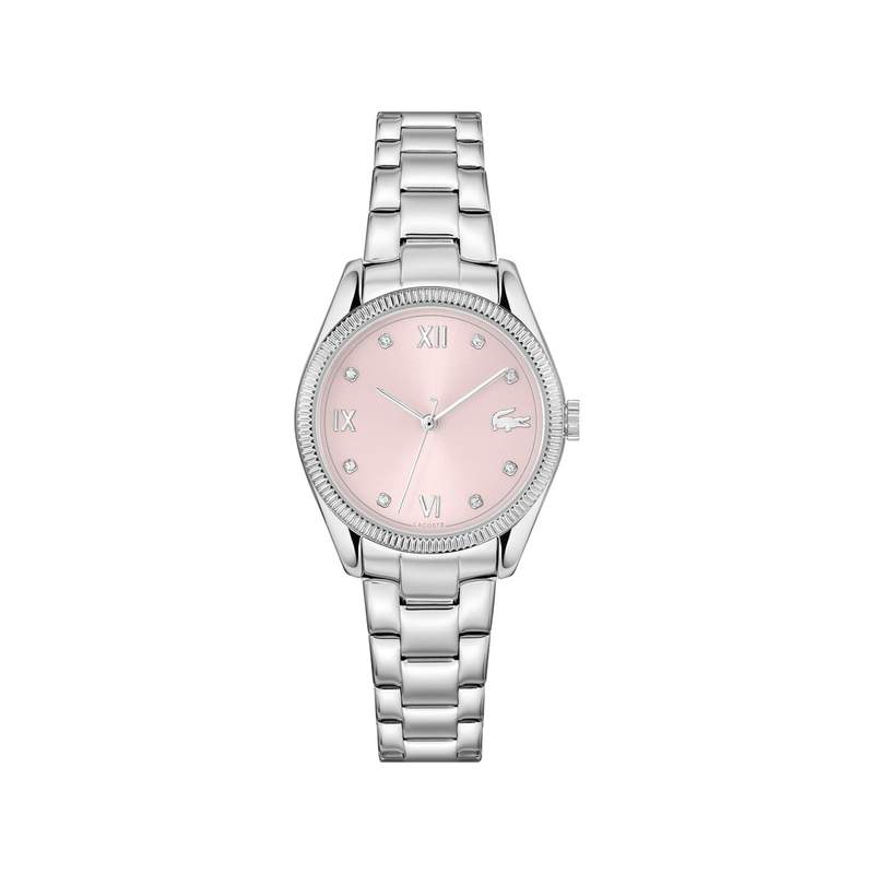 Montre LACOSTE lc33 femme vert cadran beige bracelet silicone - vue 1