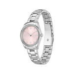 Montre LACOSTE lc33 femme vert cadran beige bracelet silicone - vue 2