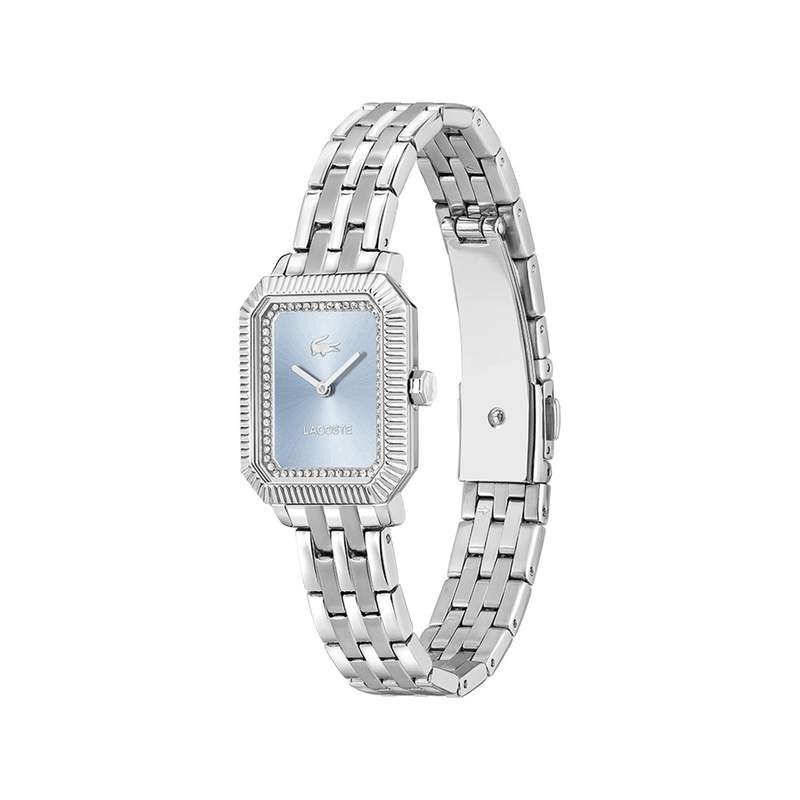 Montre LACOSTE parisienne femme acier cadran bleu - vue 2