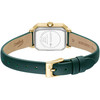 Montre LACOSTE parisienne femme cadran doré jaune bracelet vert - vue V3