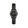 Montre LACOSTE 12.12 swift femme noir bracelet cuir - vue V1