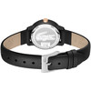 Montre LACOSTE 12.12 swift femme noir bracelet cuir - vue V3