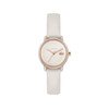 Montre LACOSTE12.12 swift femme blanc bracelet cuir - vue V1