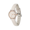 Montre LACOSTE12.12 swift femme blanc bracelet cuir - vue V2