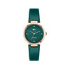 Montre LACOSTE orba femme vert bracelet cuir - vue V1