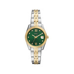Montre FOSSIL scarlette femme bracelet acier inoxydable bicolore - vue 1