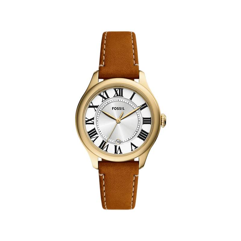Montre FOSSIL gilmore femme bracelet cuir marron - vue 1