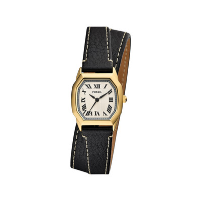 Montre FOSSIL harlow femme bracelet cuir noir - vue 1