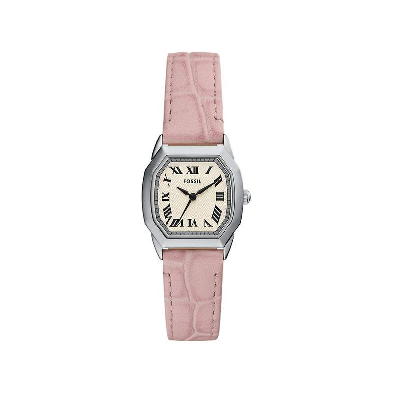 Montre FOSSIL harlow femme bracelet cuir rose - vue 1