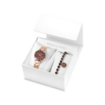 Montre PIERRE LANNIER multiples femme bracelet acier bicolore rose - vue 1