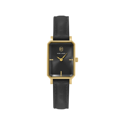 PIERRE LANNIER ariane women's watch with black leather strap