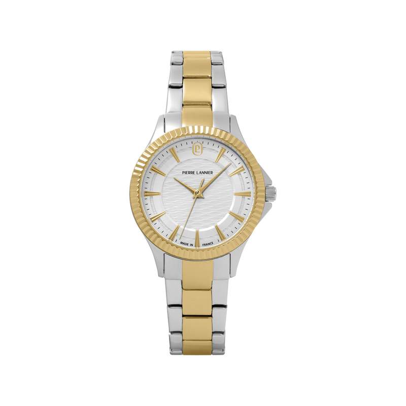 Montre PIERRE LANNIER metropolitain femme bracelet acier bicolore - vue 1