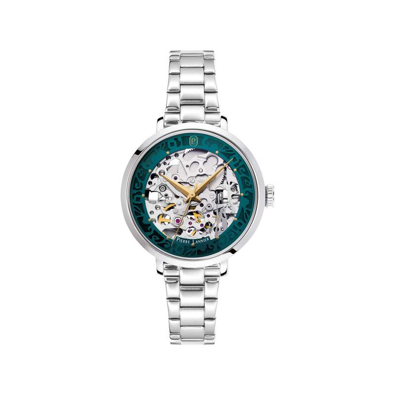 Montre PIERRE LANNIER automatic femme automatique, bracelet acier gris - vue 1