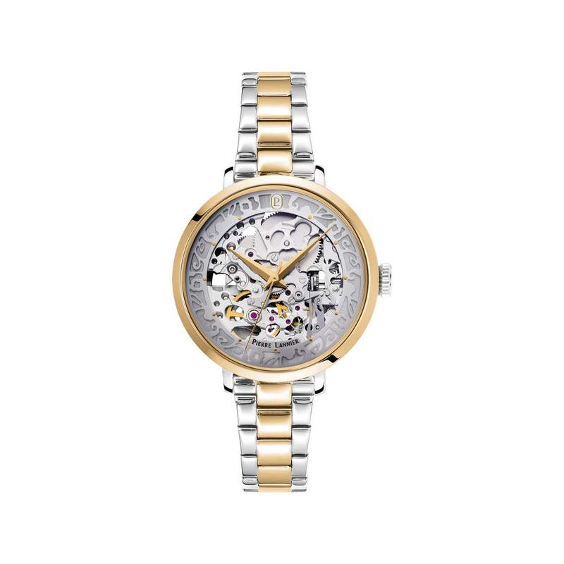 Montre PIERRE LANNIER automatic femme automatique, bracelet acier bicolore - vue 1