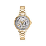 Montre PIERRE LANNIER automatic femme automatique, bracelet acier doré - vue 1