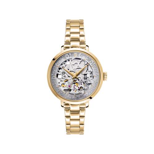 Montre PIERRE LANNIER automatic femme automatique, bracelet acier doré