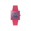 Montre SWATCH Essentials mixte cadran rose bracelet silicone rose - vue V1