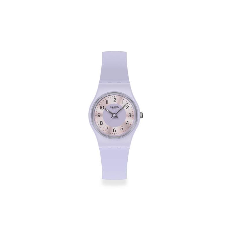 Montre SWATCH essentials femme cadran violet bracelet silicone violet - vue 1