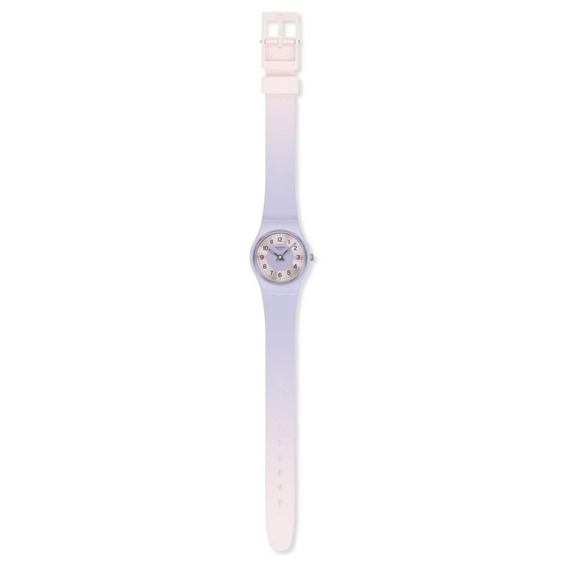 Montre SWATCH essentials femme cadran violet bracelet silicone violet - vue D1