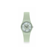 Montre SWATCH essentials femme cadran vert bracelet silicone vert