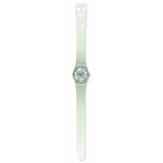 Montre SWATCH essentials femme cadran vert bracelet silicone vert - vue D1