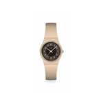Montre SWATCH essentials femme cadran marron bracelet silicone brun - vue 1