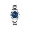 Montre SWATCH blossom time femme cadran bleu bracelet acier inoxydable - vue V1