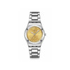 Montre SWATCH blossom time femme cadran jaune bracelet acier inoxydable - vue V1