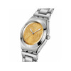 Montre SWATCH blossom time femme cadran jaune bracelet acier inoxydable - vue V2