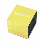 Montre SWATCH blossom time femme cadran jaune bracelet acier inoxydable - vue D1