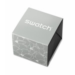 Montre SWATCH blossom time femme cadran gris bracelet acier inoxydable - vue D1