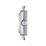 Montre TISSOT T-LADY LOVELY SQUARE femme cadran bleu bracelet acier inoxydable - vue 2