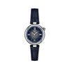 TISSOT T-LADY DESIR ladies watch blue dial blue leather strap - vue V1