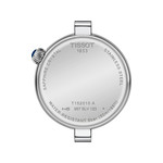 Montre TISSOT T-LADY DESIR femme cadran bleu bracelet cuir bleu - vue 3