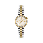 Montre TISSOT T-LADY DESIR femme cadran nacré bracelet PVD bicolore - vue 1