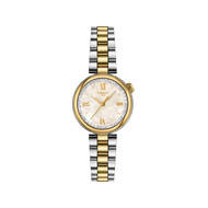 Montre TISSOT T-LADY DESIR femme cadran nacré bracelet PVD bicolore