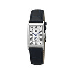 Montre LIP CHURCHILL femme acier bracelet cuir bleu - vue 1