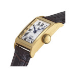 Montre LIP CHURCHILL femme acier doré bracelet cuir marron - vue 4