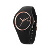Montre ICE WATCH ice femme analogique, bracelet silicone noir - vue V1